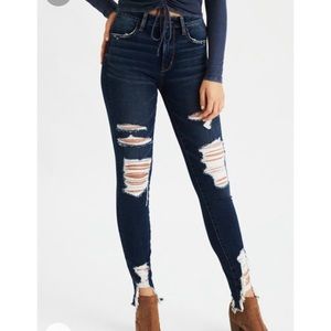 AE Super High Rise Jeggings